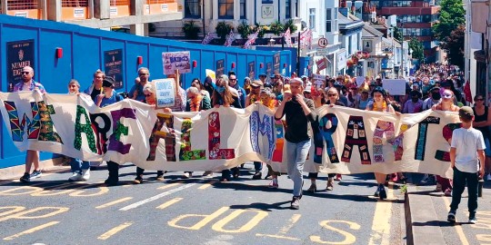 courtesy of Stand Up to Racism, Brighton
