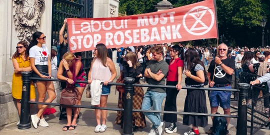 CCA members outside Buckingham Palace