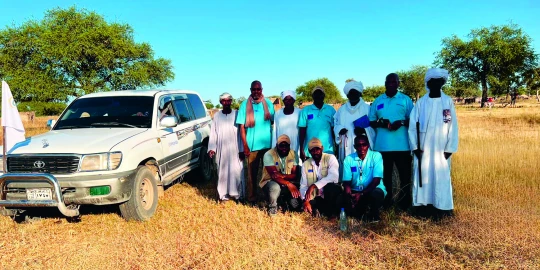 Concordis team in South Darfur (Concordis).