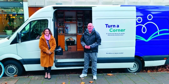 The Turn a Corner mobile library.