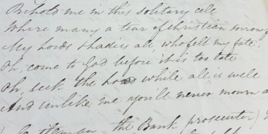 Extract from Harriet Skelton’s letter