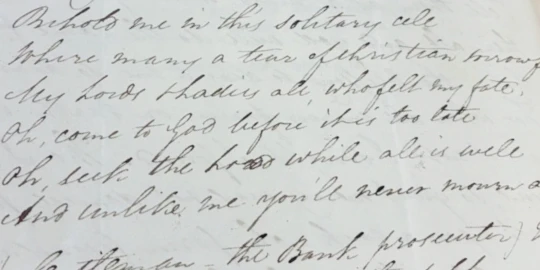 Extract from Harriet Skelton’s letter